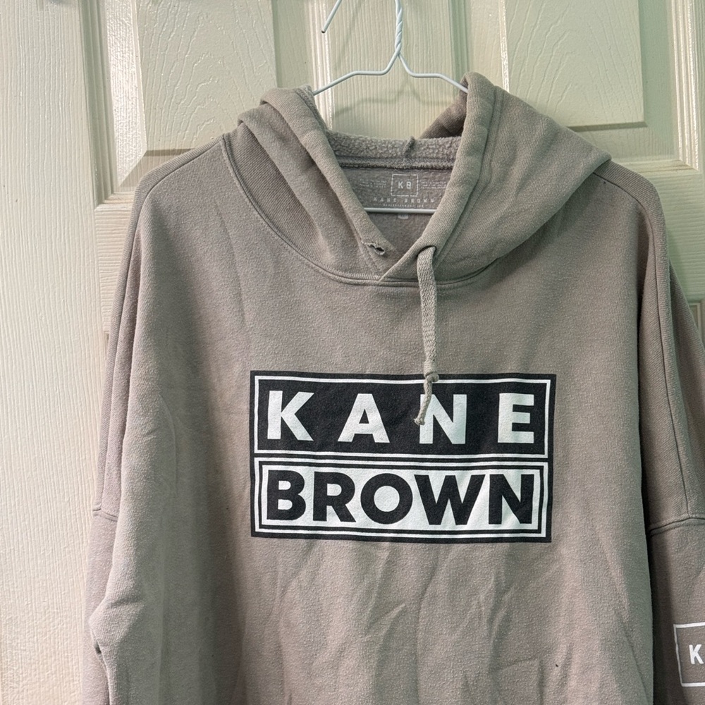 Kane Brown Official Merch Logo Hoodie Tan XL